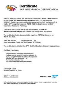 Integration with SAP NetWeaver ERP