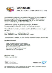 Integration with SAP NetWeaver ERP